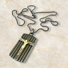 Load image into Gallery viewer, Brushed Yellow Dog Tag