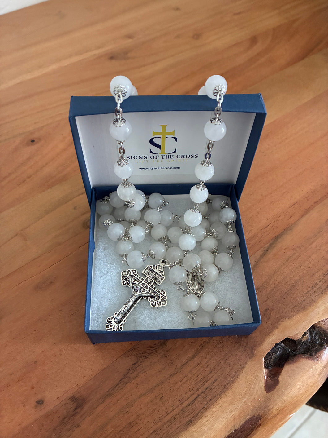 White Jade Rosary