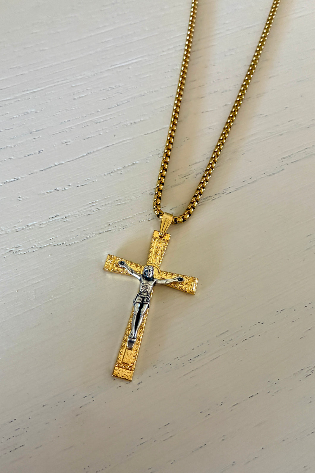 Two Tone Crucifix