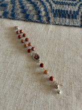 Load image into Gallery viewer, Banded Agate Open Wrap Bracelet