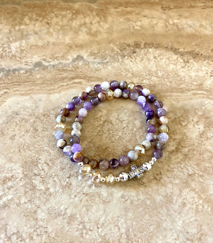 Amethyst Czech Crystals