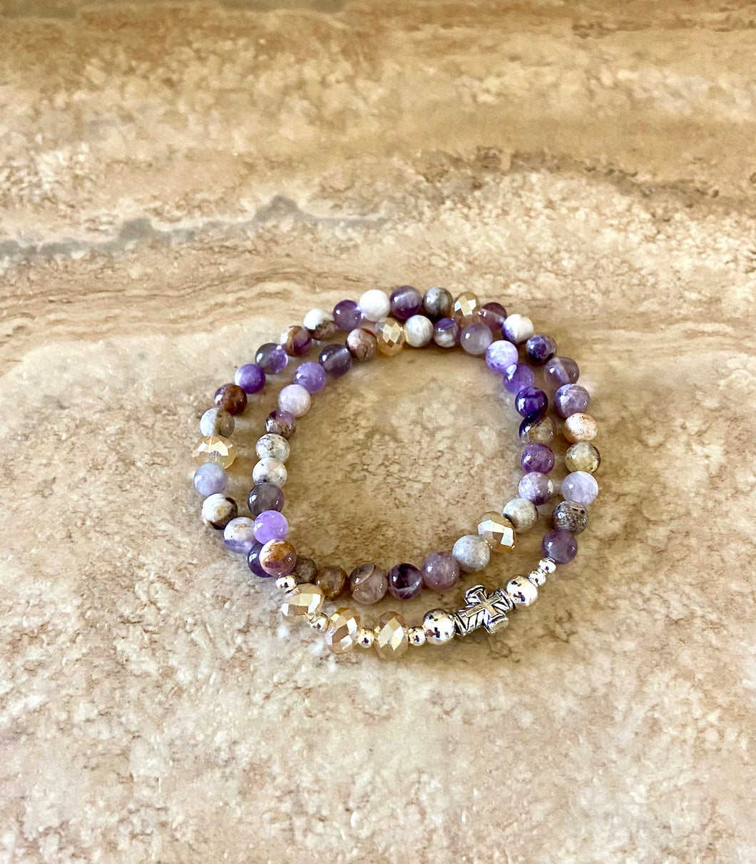 Amethyst Czech Crystals