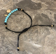 Load image into Gallery viewer, Turquoise Thread Bracelet