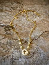 Load image into Gallery viewer, Open Cross Necklace