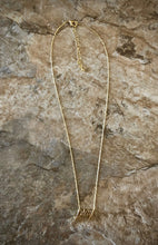 Load image into Gallery viewer, Festoon Pray Script Necklace