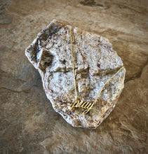 Load image into Gallery viewer, Festoon Pray Script Necklace