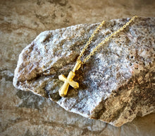 Load image into Gallery viewer, Raised Cross Necklace